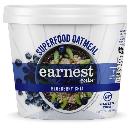 Superfood Blueberry Chia Oatmeal Cup