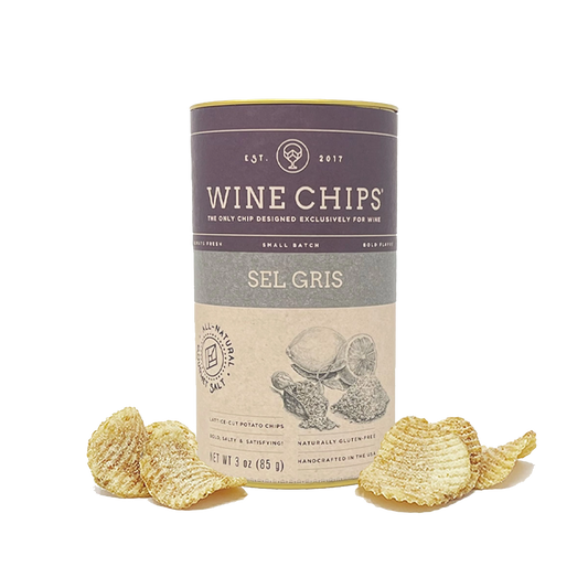Wine Chips Sel Gris - French Sea Salt with Lemon 3oz
