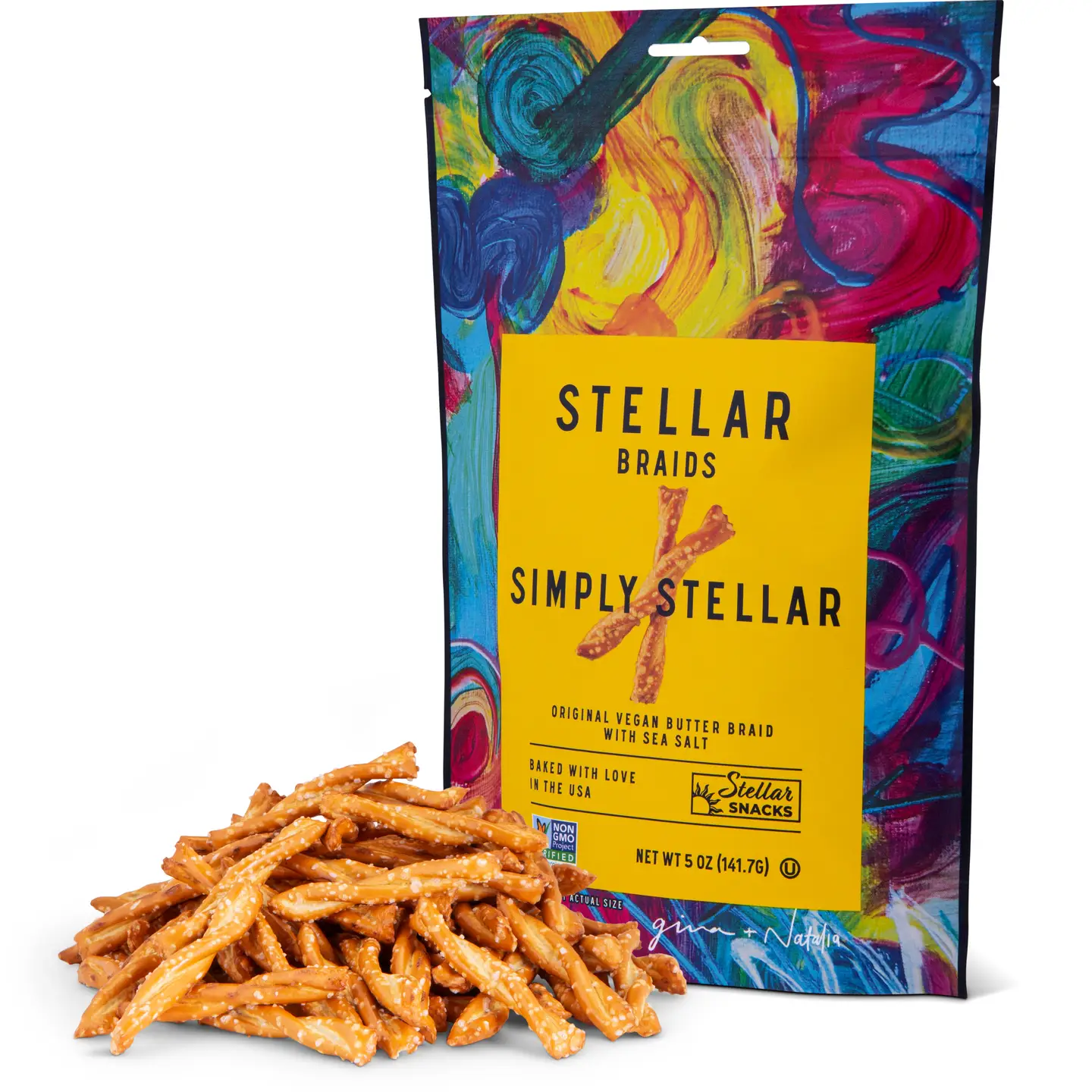 Stellar Pretzel Braids Simply Stellar - Classic Pretzels 5oz