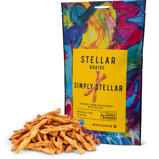Stellar Pretzel Braids Simply Stellar - Classic Pretzels 5oz