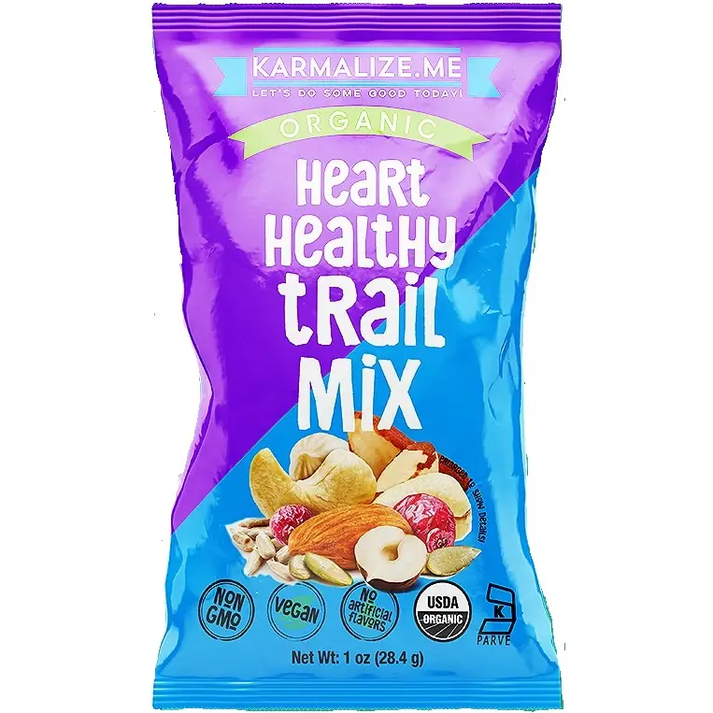PM DOSE-Organic Heart Healthy Trail Mix (1-oz) – NURSE BAR FOODS, LLC