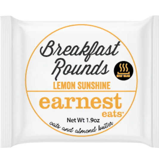 Lemon Sunshine Breakfast Oats Rounds - Fresh Morning Energy